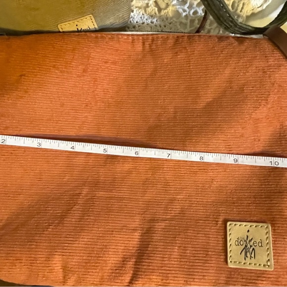 Slouchy Rust Corduroy Hobo Handbag - Picture 7 of 9